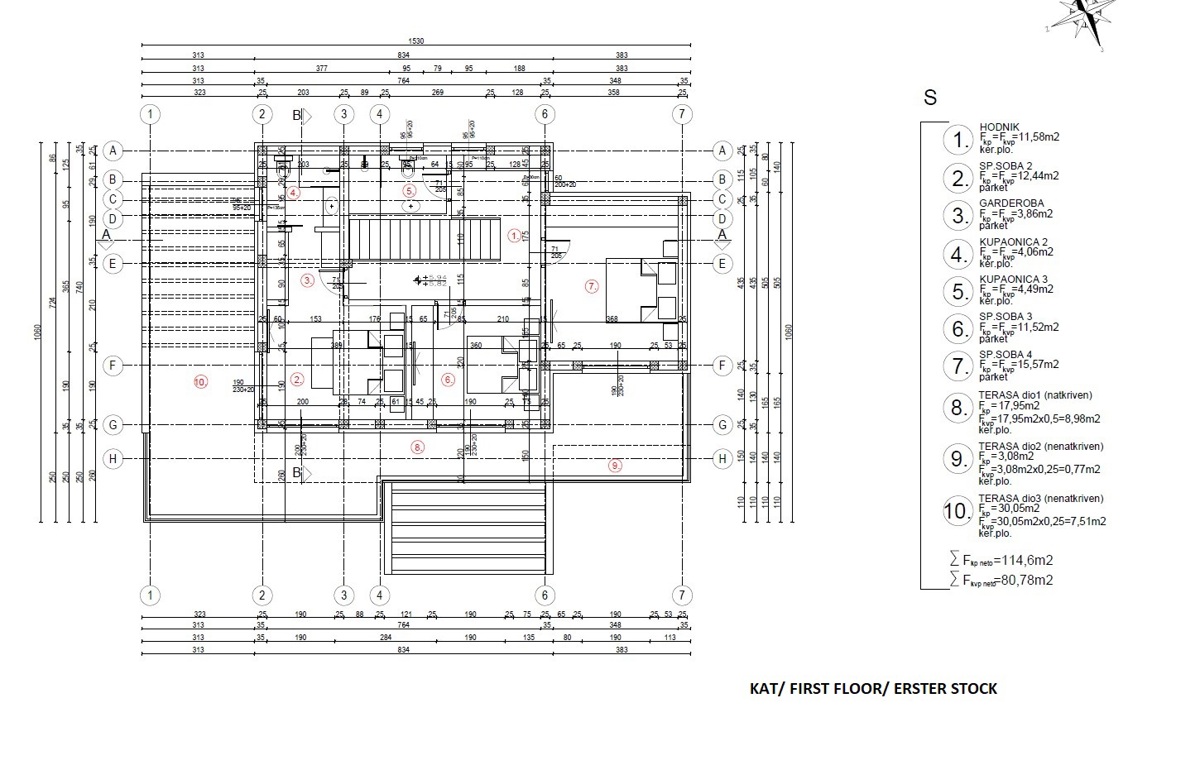 Šibenik, Donje Polje - villa con piscina