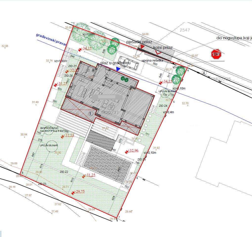 Šibenik, Donje Polje - villa con piscina