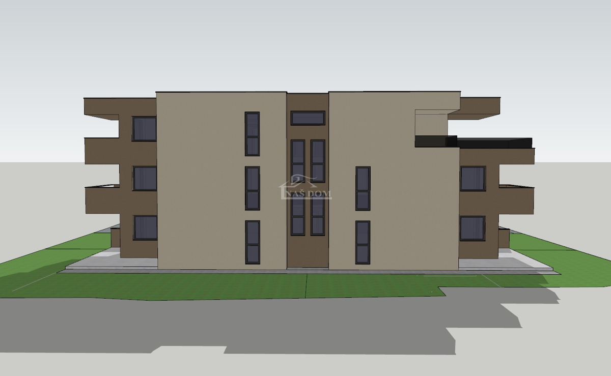 Vodice - Appartamento S10 al II piano, NUOVA COSTRUZIONE, vista mare