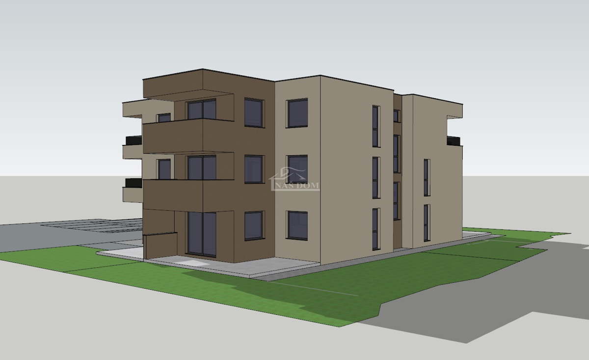 Vodice - Appartamento S10 al II piano, NUOVA COSTRUZIONE, vista mare