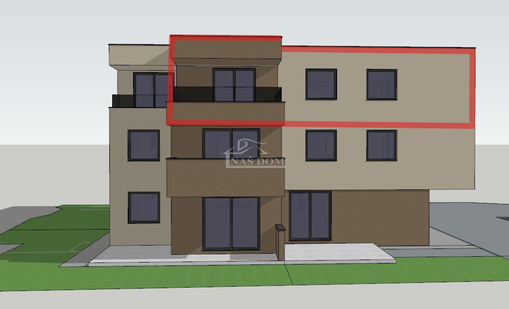 Vodice - Appartamento S10 al II piano, NUOVA COSTRUZIONE, vista mare