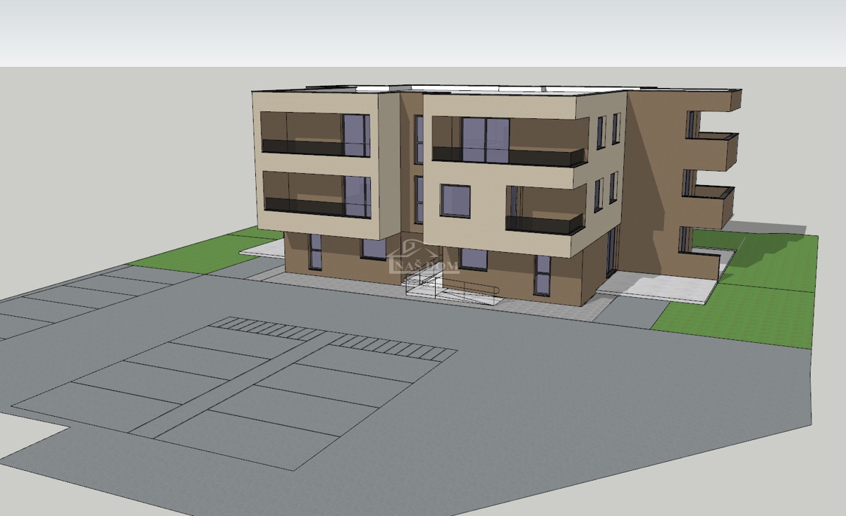 Vodice - Appartamento S10 al II piano, NUOVA COSTRUZIONE, vista mare