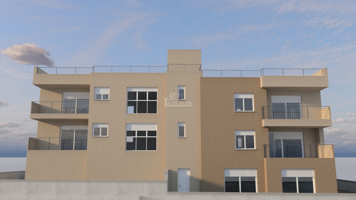 Vodice - Appartamento S3 a 400 m dalla spiaggia, vista mare e natura