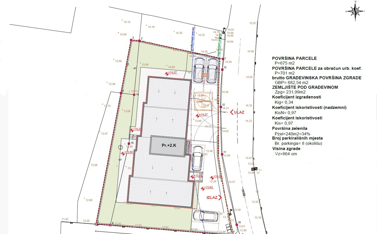 Vodice - Appartamento S3 a 400 m dalla spiaggia, vista mare e natura