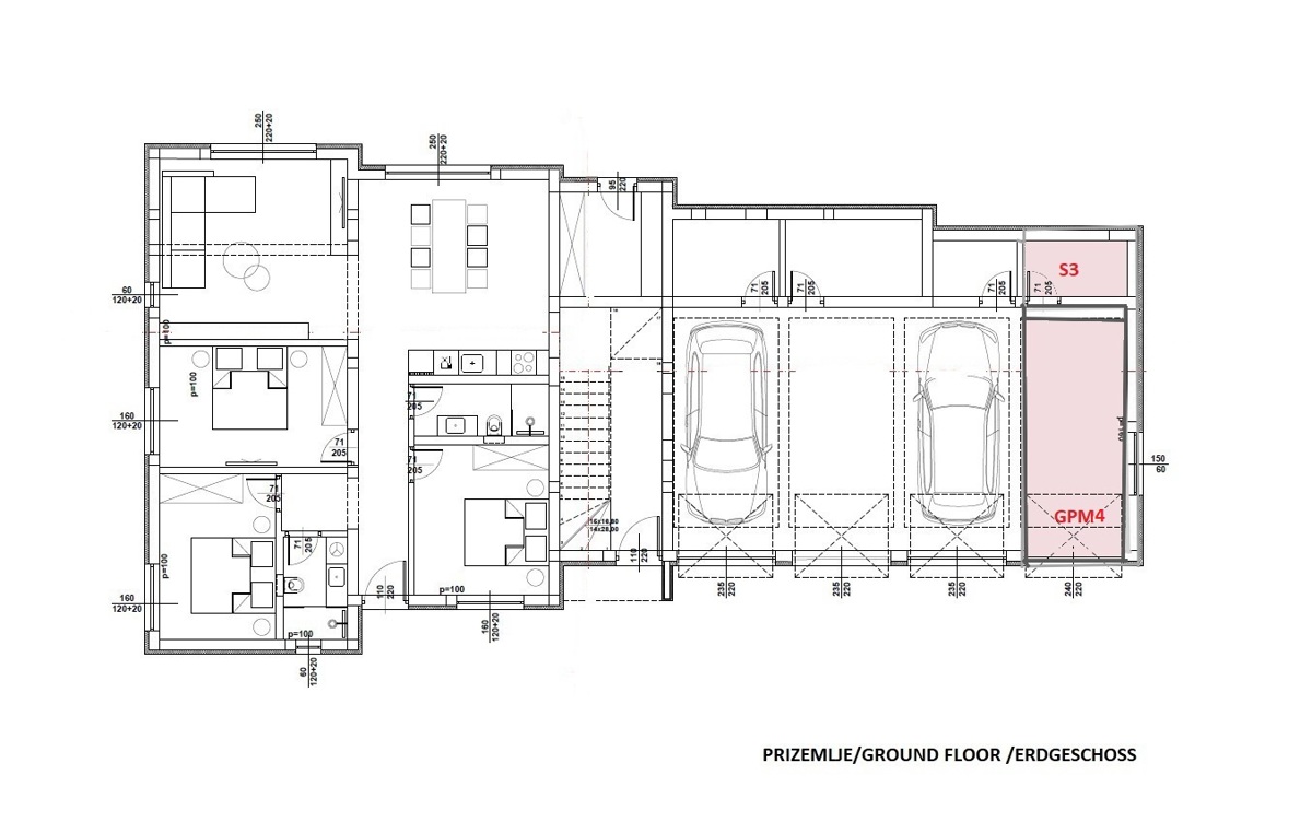 Vodice - Appartamento S3 a 400 m dalla spiaggia, vista mare e natura