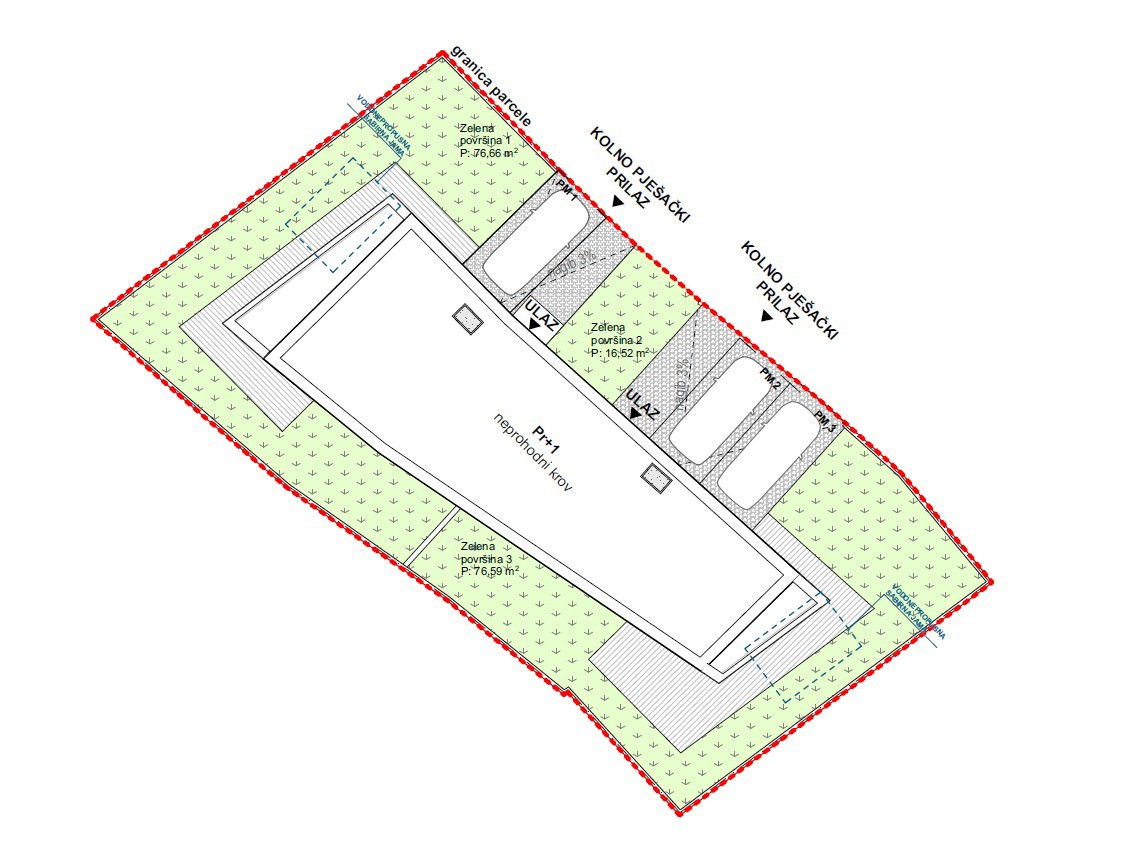 Žaborić – moderna doppia villetta S1, a 70 m dal mare, nuova costruzione con giardino e terrazza
