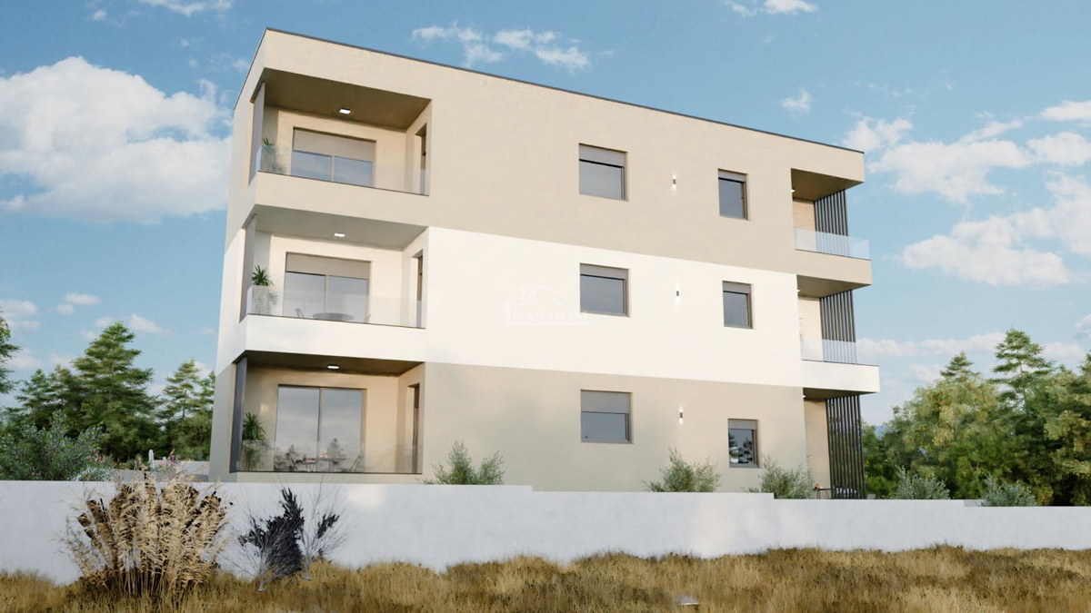 Appartamento con due camere in edificio di nuova costruzione, Šibenik, Njivice