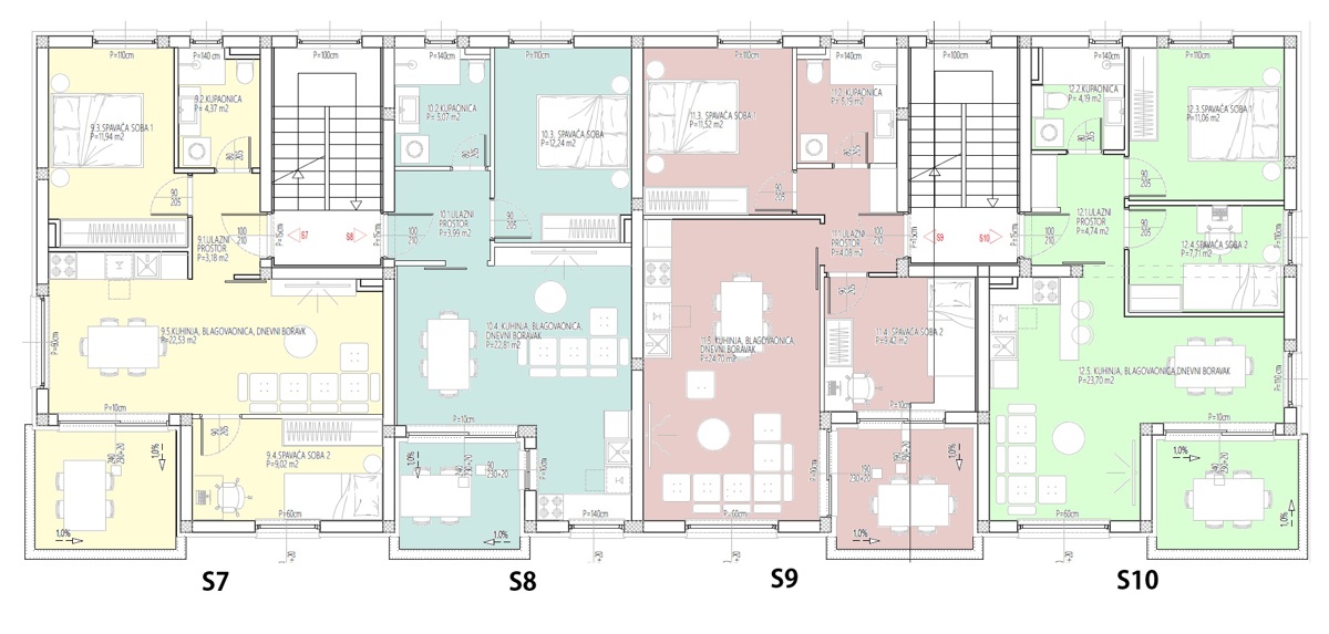 OCCASIONE - Appartamento S8 al secondo piano, nuova costruzione, Vodice