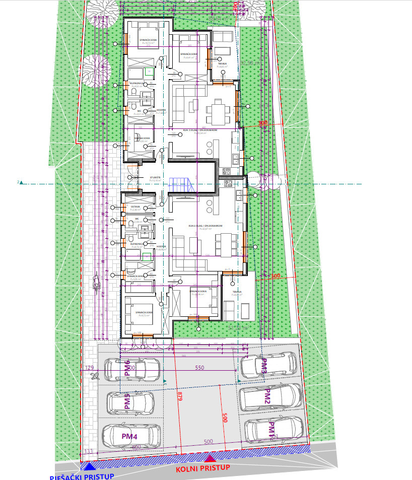 Vodice - appartamento S1 al piano terra 81,29 m², giardino