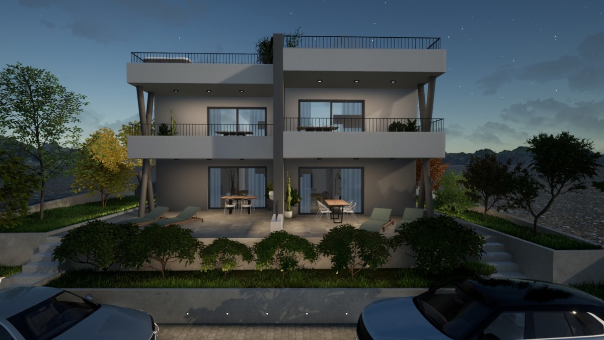 Vodice - **NUOVA COSTRUZIONE** Appartamento S2 con terrazza, vista mare