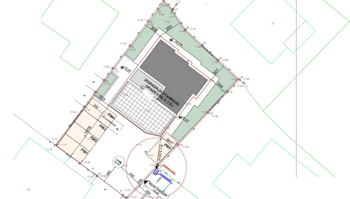 Vodice-**NUOVA COSTRUZIONE** Appartamento S1 con giardino, a 450 m dal mare