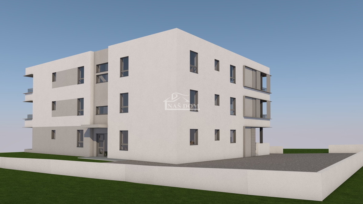 Vodice - Appartamento trilocale S6, 1° piano, vista mare - OCCASIONE