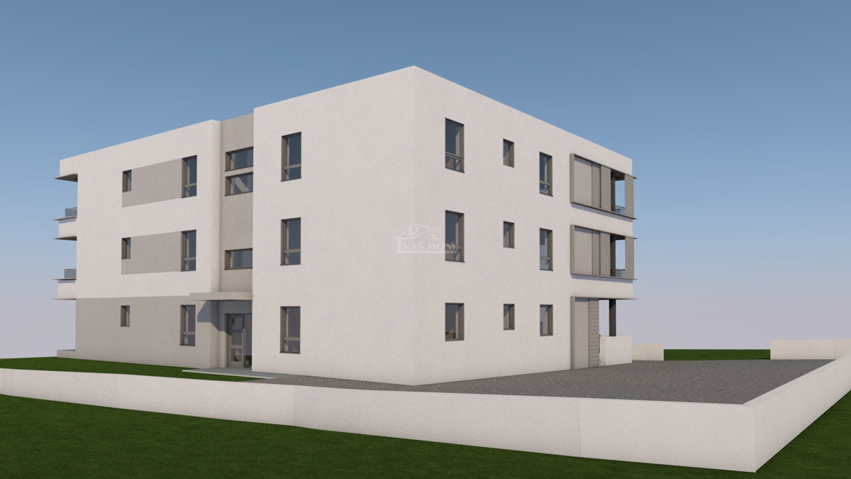 Vodice - Appartamento trilocale S6, 1° piano, vista mare - OCCASIONE