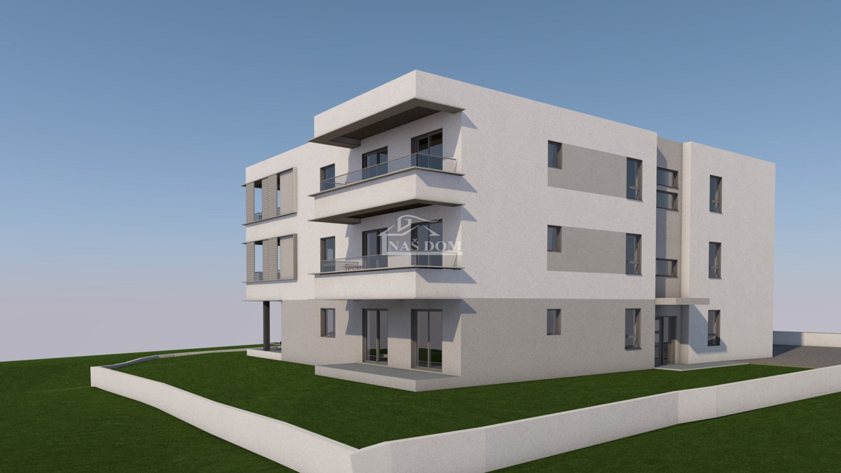 Vodice - Appartamento trilocale S6, 1° piano, vista mare - OCCASIONE