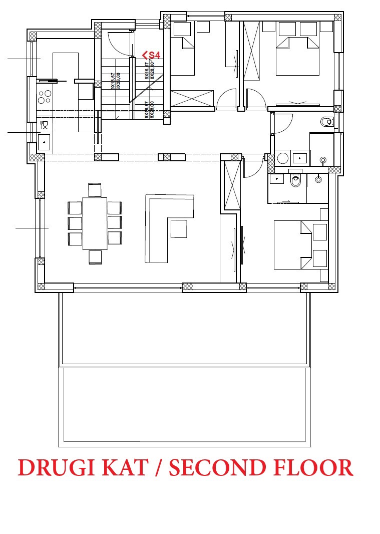 VODICE – TERRENO EDIFICABILE 748 m² CON PERMESSO DI COSTRUIRE DEFINITIVO, POSIZIONE TOP!