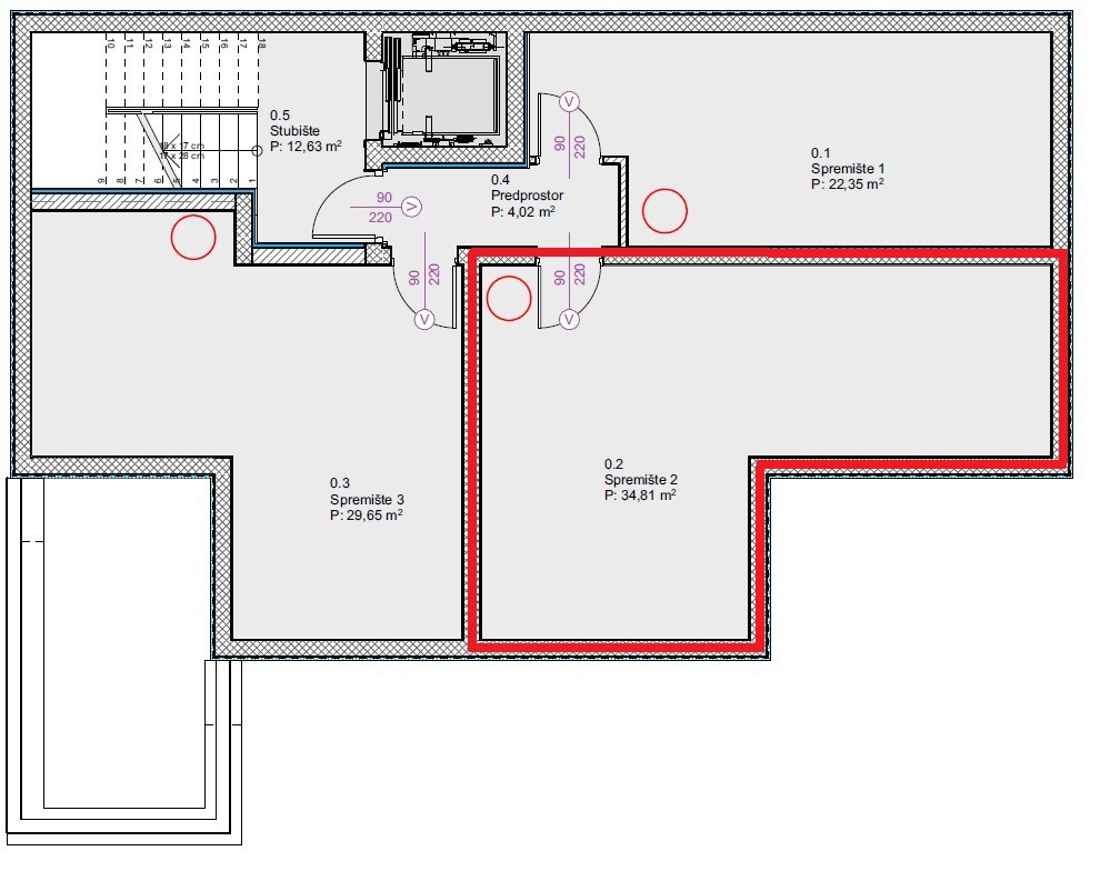 Vodice - Attico al secondo piano con ascensore, posizione eccellente