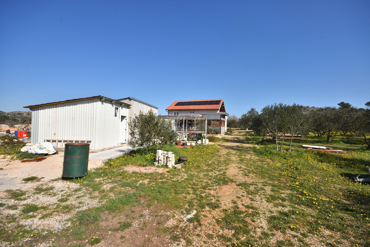 Vodice – Terreno agricolo con casa, uliveto e fabbricati accessori