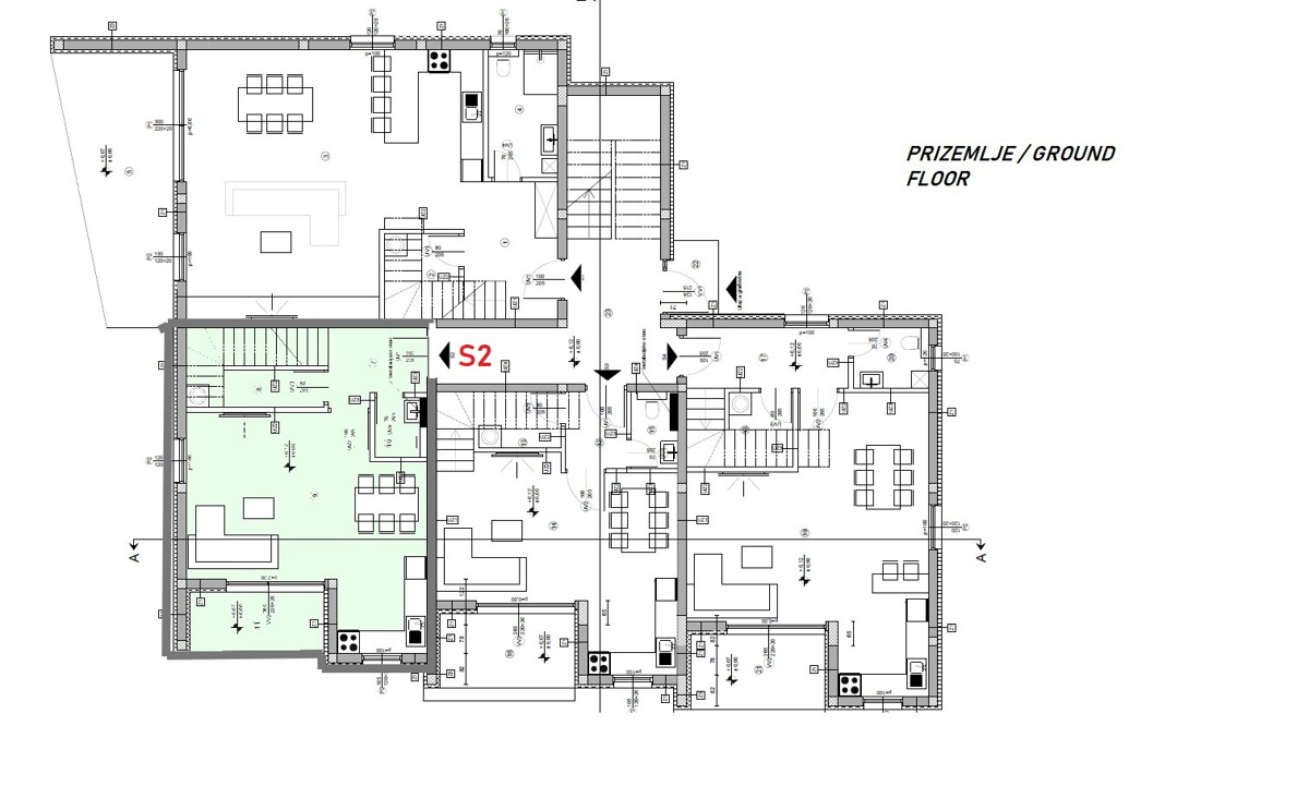 Vodice - Appartamento duplex S2 con giardino, 113,43 m2