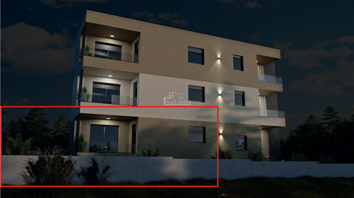 Šibenik - appartamento bilocale con giardino