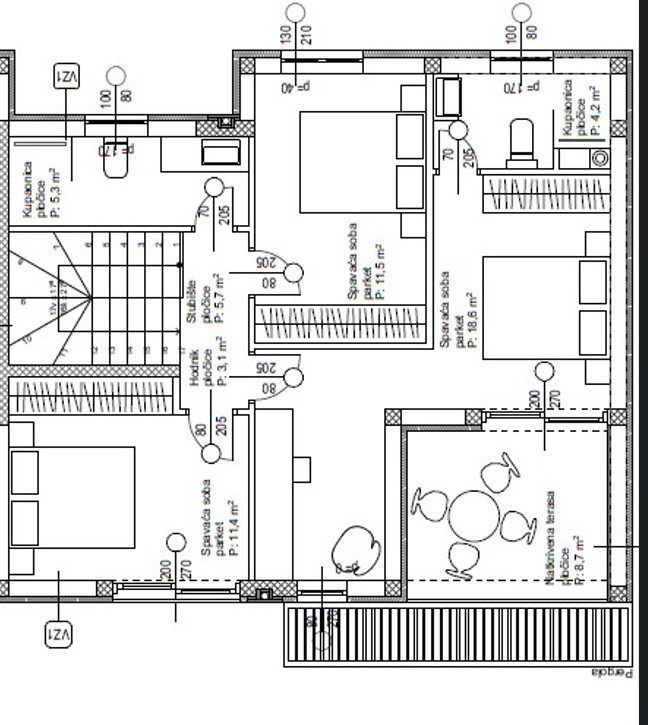 Vodice - Moderna doppia casa S2, a 1300 m dalla spiaggia