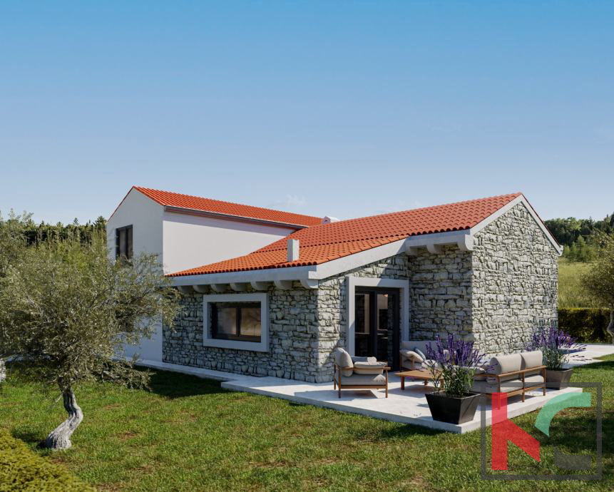 Istria, Sanvincenti, casa con piscina 111m2 in costruzione, chiavi in ​​mano, #vendita