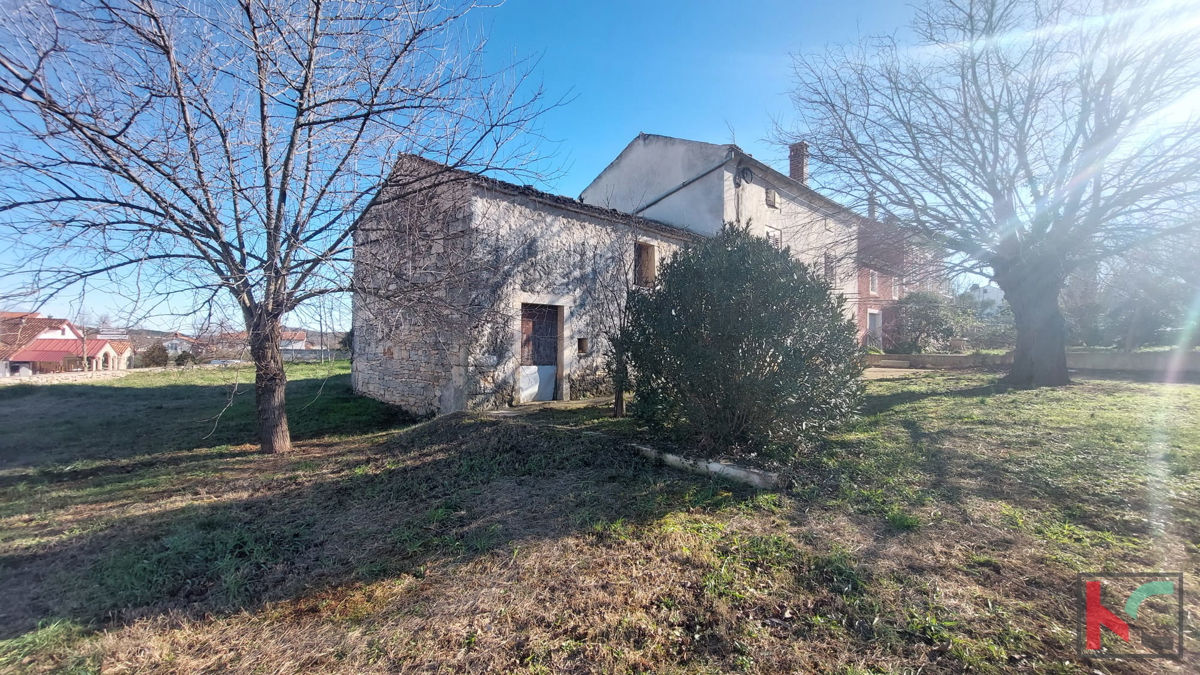 Istria, villaggio di Rovigno, casa in pietra su terreno di 1335 m2, #vendita