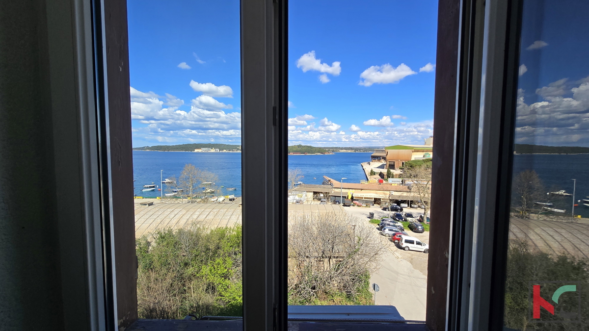 PULA, STOJA, APPARTAMENTO DIVISO IN 2 APPARTAMENTI TRILOCALI CON VISTA MARE, TOTALE 112,23m2 #VENDITA