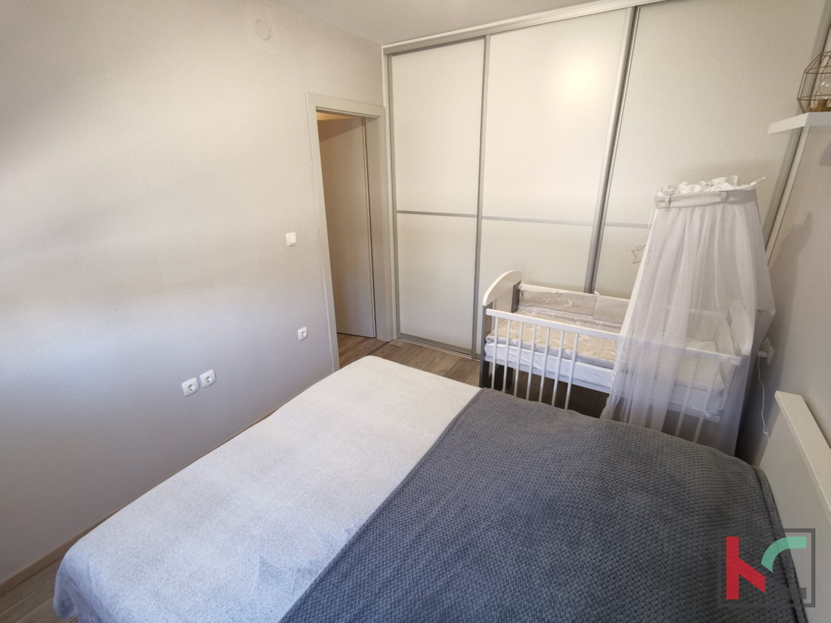 Pola, dintorni, casa prefabbricata 133m2 con giardino 367m2, posizione tranquilla