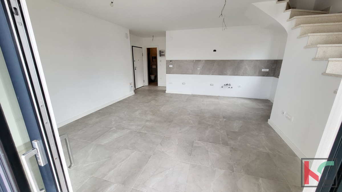 Istria - Premantura - Volme, appartamento 75m2 in un lussuoso edificio nuovo con vista mare