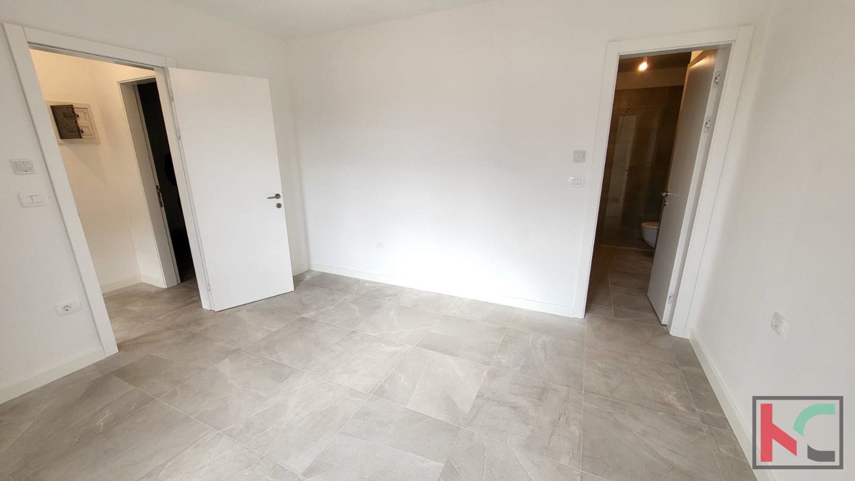 Istria - Premantura - Volme, appartamento 75m2 in un lussuoso edificio nuovo con vista mare
