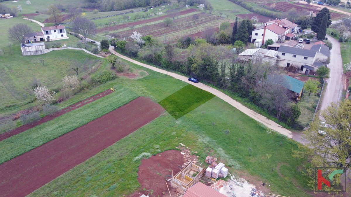 Istria - Barban, terreno con permesso di costruzione II utenze pagate, # vendita esclusiva