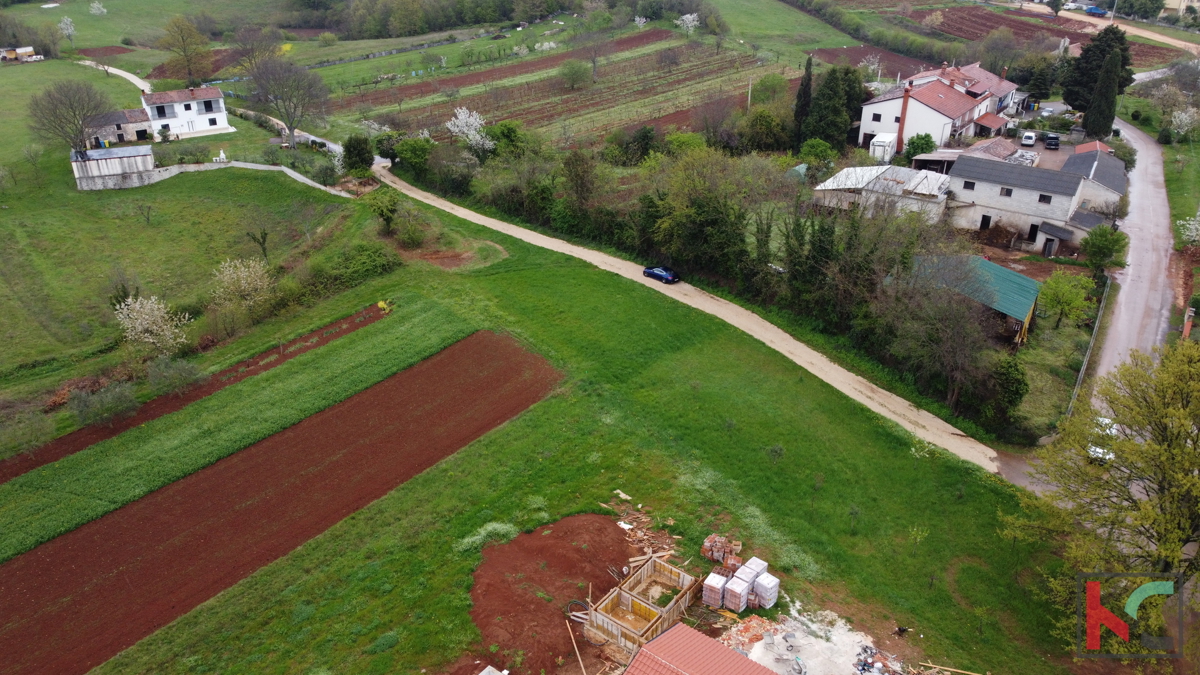 Istria - Barban, terreno con permesso di costruzione II utenze pagate, # vendita esclusiva