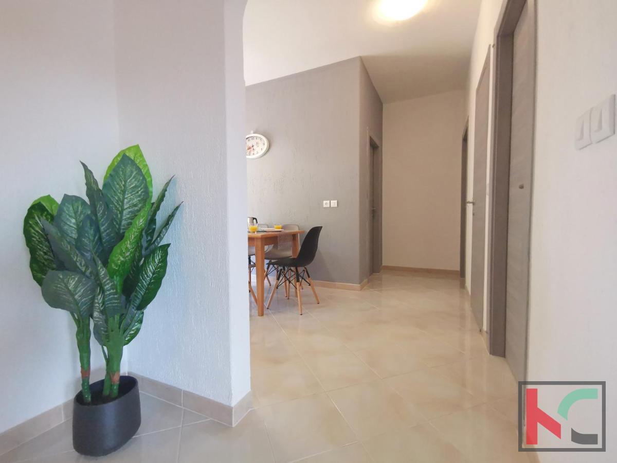 Pula, appartamento trilocale in pieno centro di 98m2, con garage e giardino #vendita