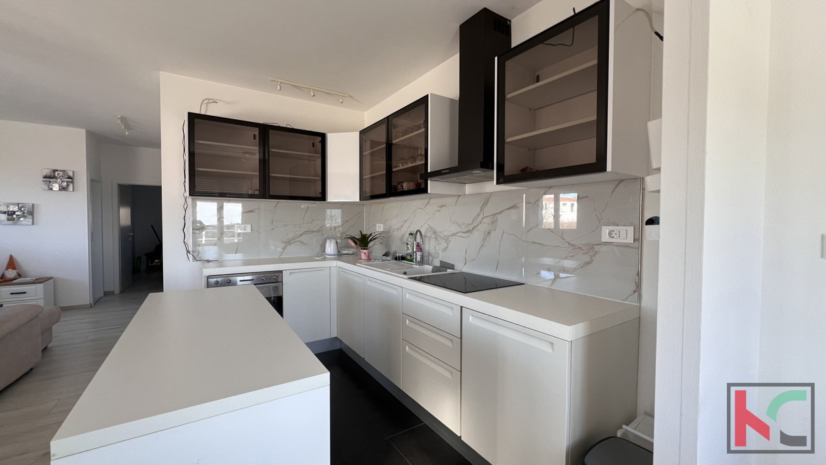 #Istria, Gimino, #vendita grazioso appartamento trilocale con vista aperta e giardino