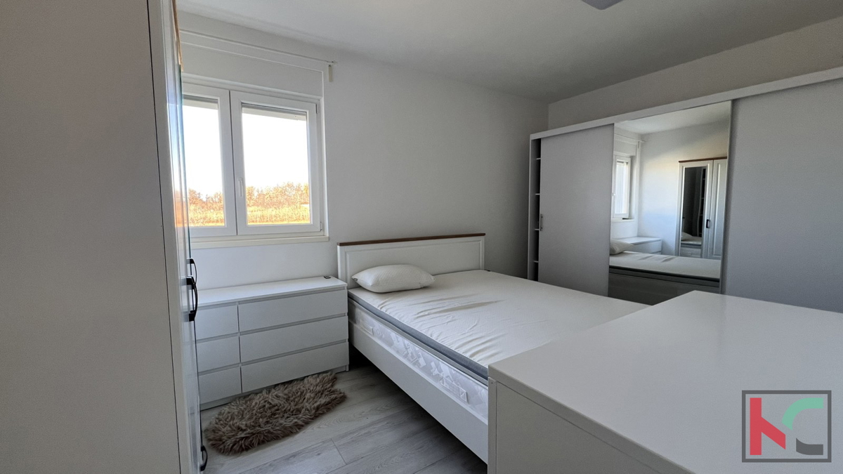 #Istria, Gimino, #vendita grazioso appartamento trilocale con vista aperta e giardino