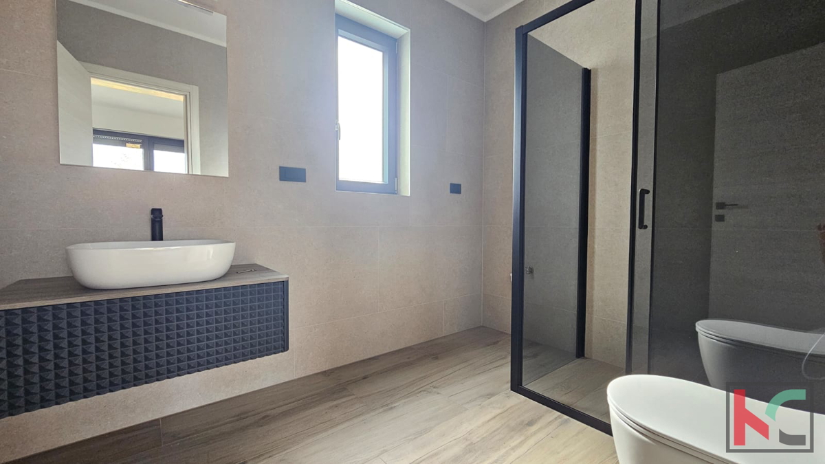 Istria, Medolino, casa bifamiliare in costruzione con piscina e giardino, garage, vicino al mare, #vendita