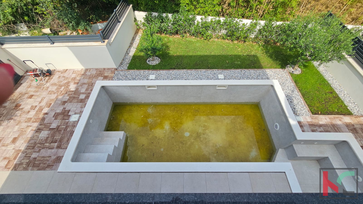 Istria, Medolino, casa bifamiliare in costruzione con piscina e giardino, garage, vicino al mare, #vendita