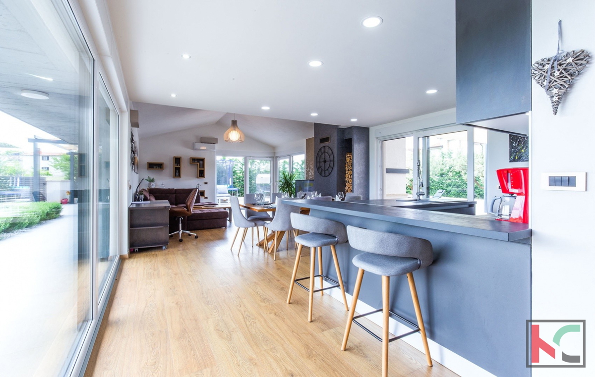 Istria, Visignano, casa moderna con piscina e giardino, 4 camere da letto, #vendita