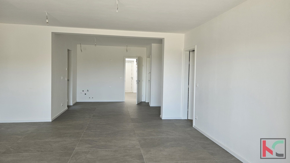 Parenzo, appartamento quadrilocale 162,62 m3 in una nuova costruzione, con ampia terrazza sul tetto e vista sul mare #vendita