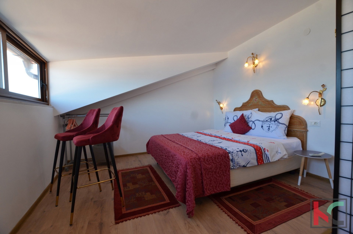 Rovigno, centro, appartamento su due piani con vista mare 75,40m2 #vendita