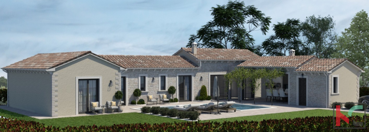 Istria, Antignana, villa in pietra in costruzione 170m2, #vendita