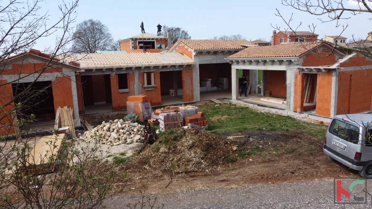 Istria, Antignana, villa in pietra in costruzione 170m2, #vendita
