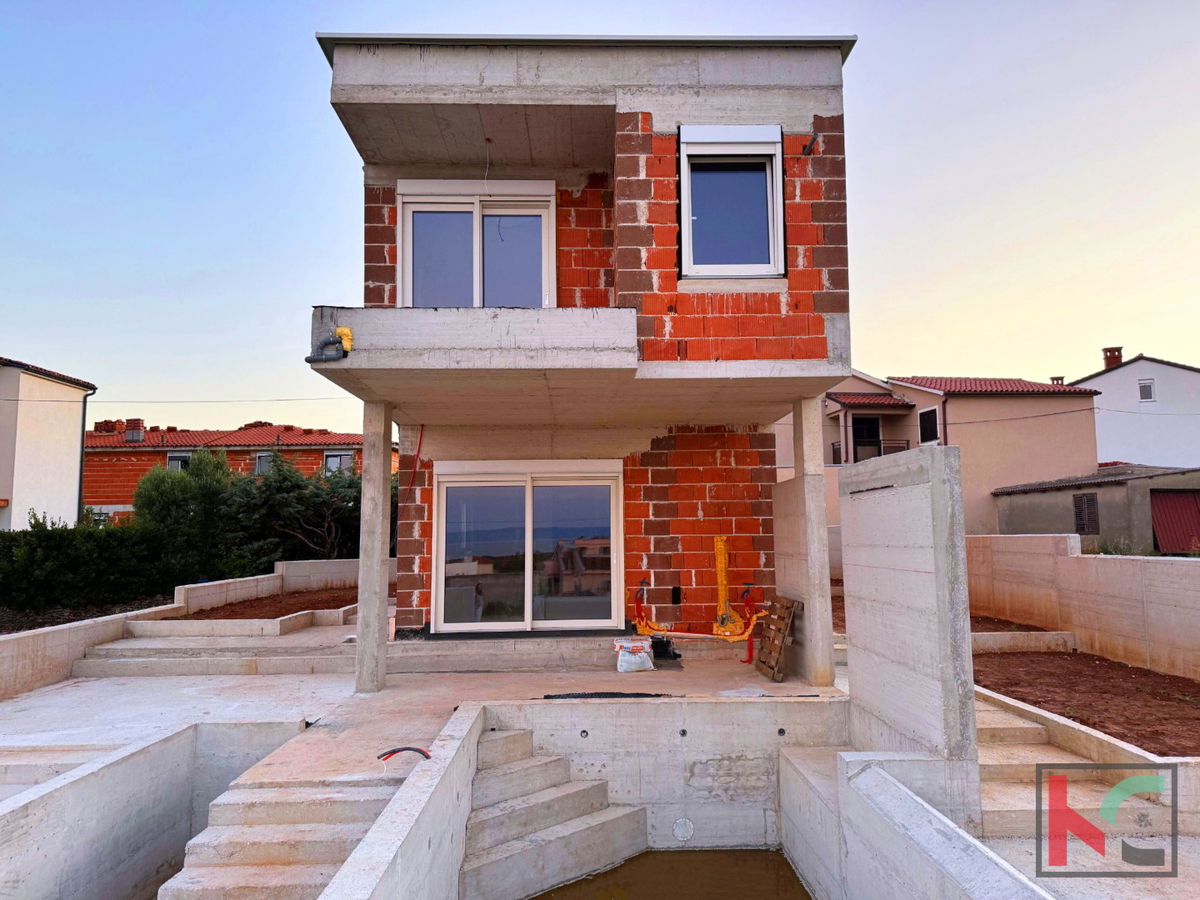 ISTRA, LIŽNJAN CASA MODERNA, VISTA MARE, #VENDITA