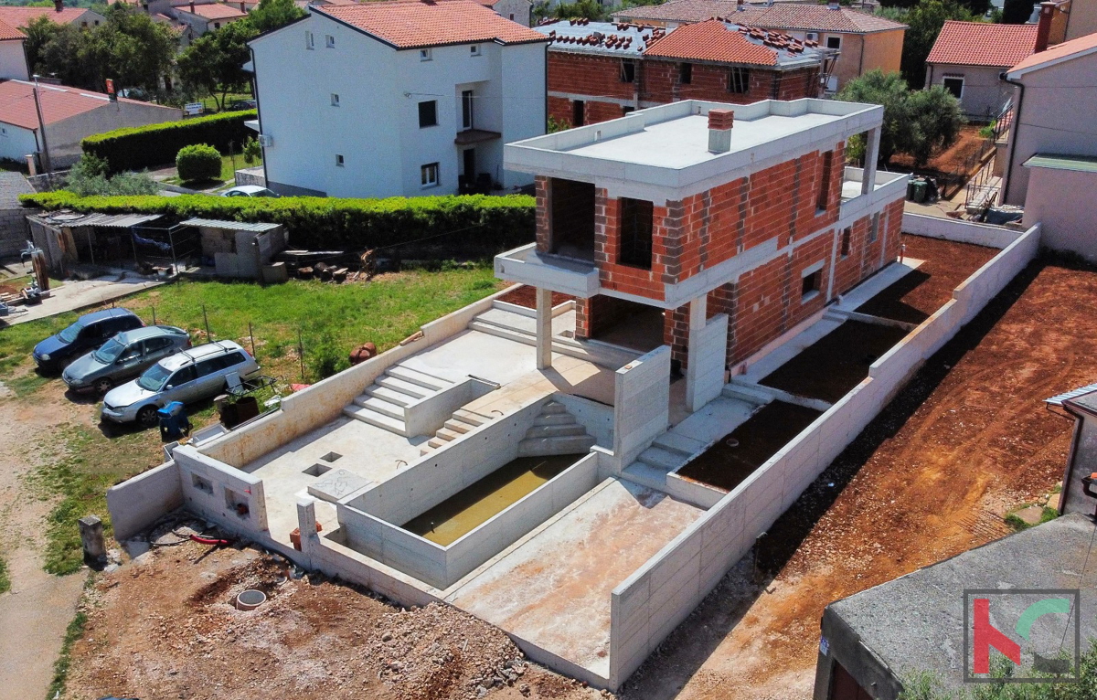 ISTRA, LIŽNJAN CASA MODERNA, VISTA MARE, #VENDITA