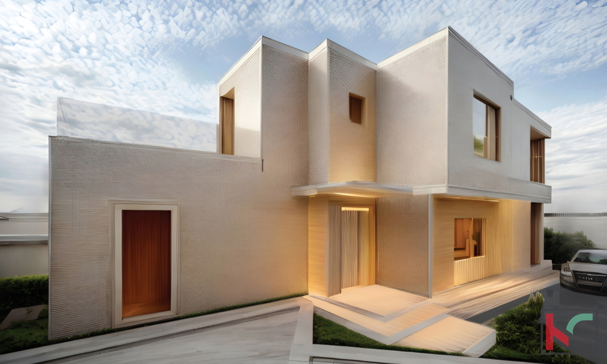 ISTRA, LIŽNJAN CASA MODERNA, VISTA MARE, #VENDITA