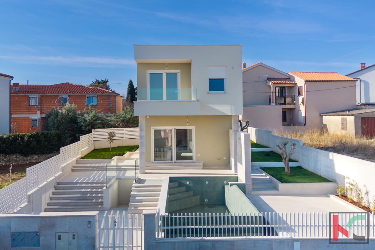 ISTRA, LIŽNJAN CASA MODERNA, VISTA MARE, #VENDITA