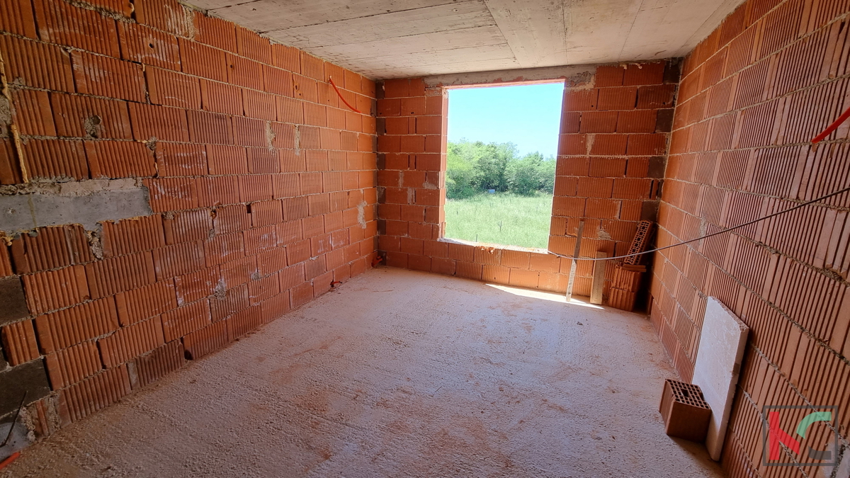 Istria, Dignano, Due ville in costruzione con piscine e vista mare