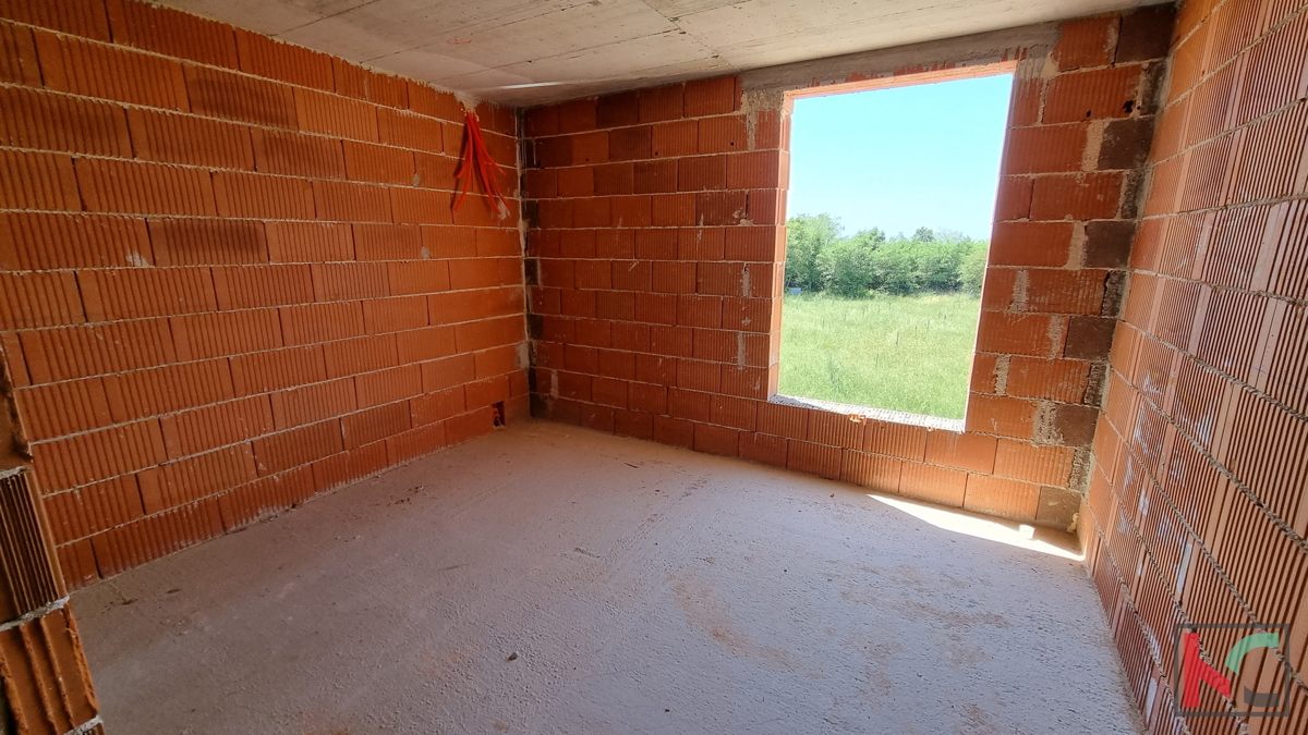 Istria, Dignano, Due ville in costruzione con piscine e vista mare