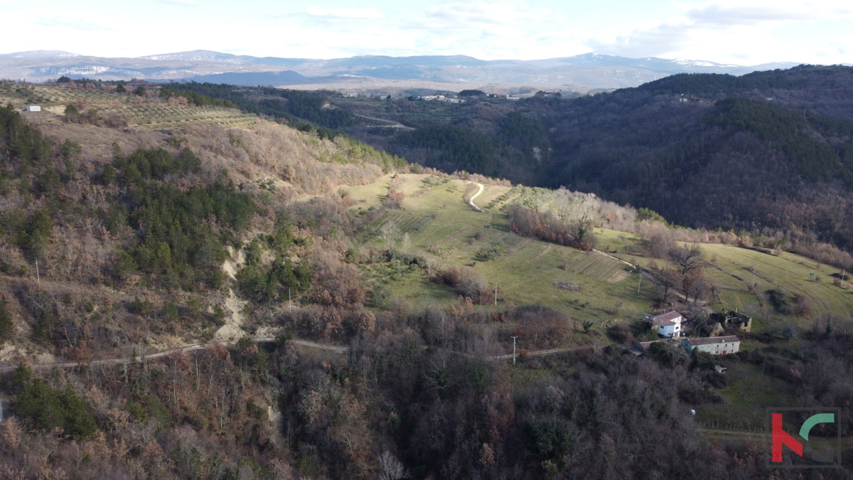 Istria, Villa su un giardino di 20.000 m2 vicino al pittoresco villaggio di Draguć