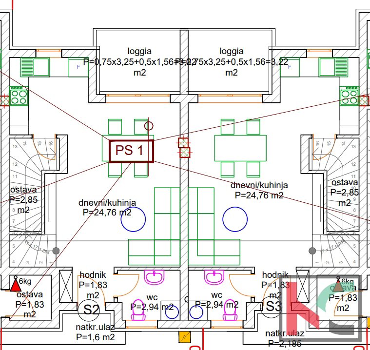 Istria, Ližnjan, casa di nuova costruzione 90m2, #vendita